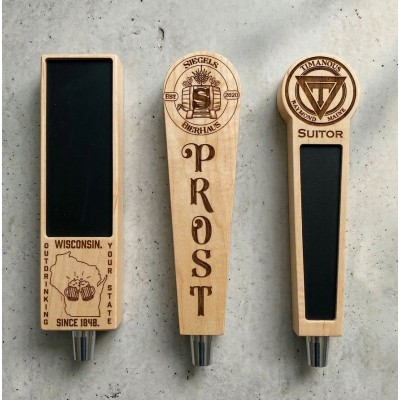 Let us design your tap - laser engraved