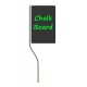 Custom tapered paddle with white/chalk board