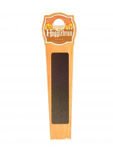 Fully custom tap handle with chalkboard